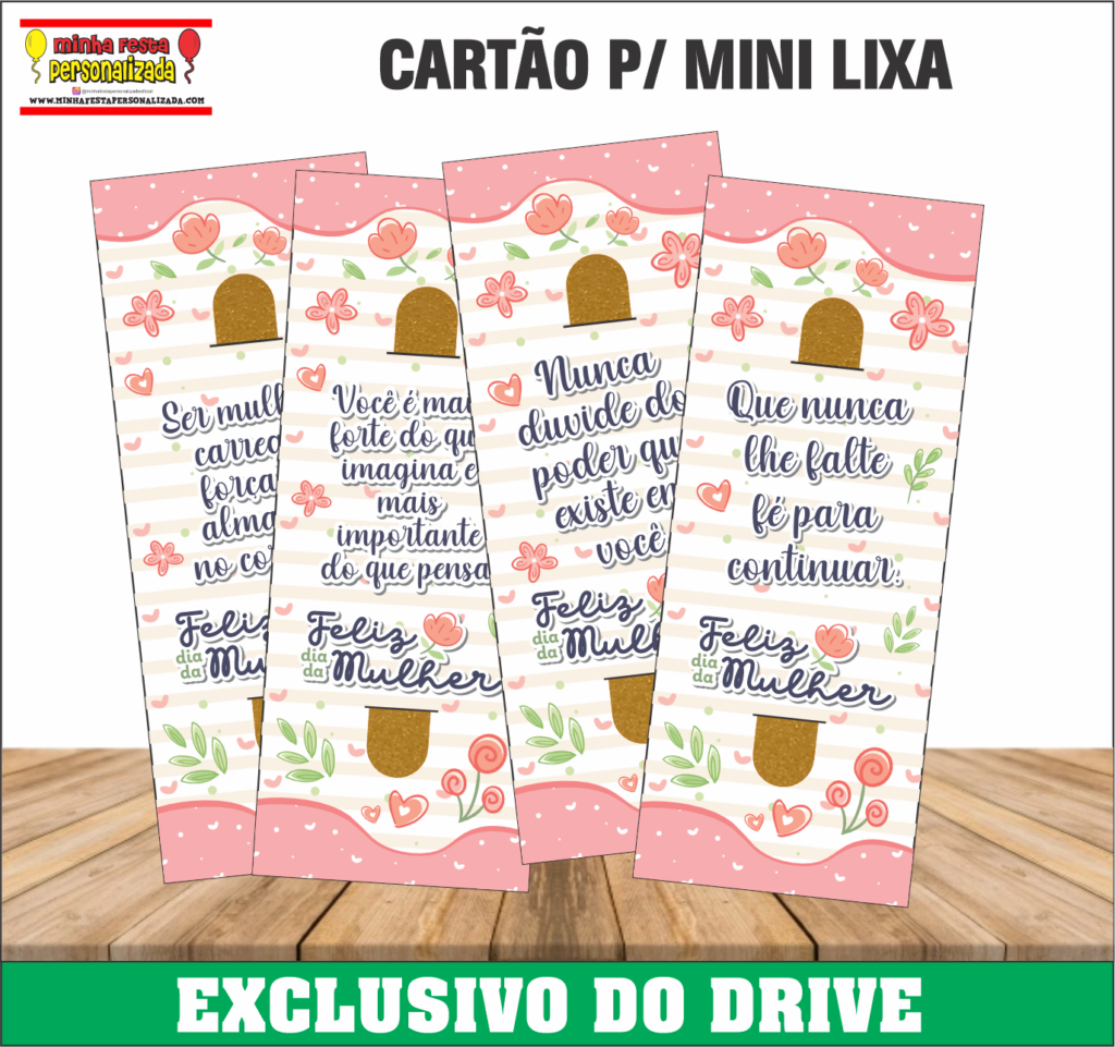 CARTAO PARA MINI LIXA 1024x961 - Dia das Mulheres 02 &ndash; Dispon&iacute;vel Apenas no Nosso Drive!