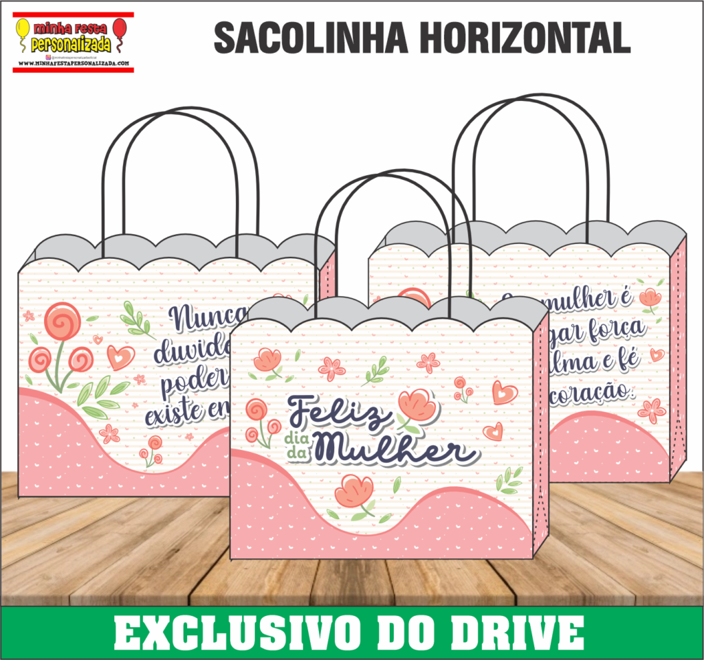 SACOLA PERSONALIZADA 01 1024x961 - Dia das Mulheres 02 &ndash; Dispon&iacute;vel Apenas no Nosso Drive!