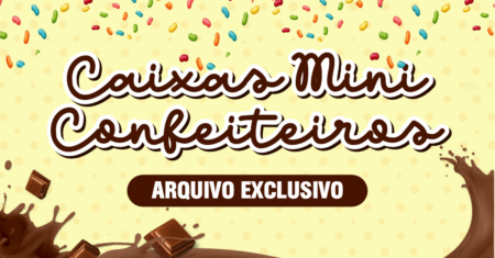 Caixa Mini Confeiteiro Prontas Para Imprimir