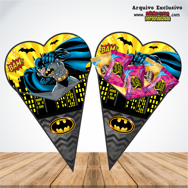BATMAN - Cones Personalizados Para Imprimir