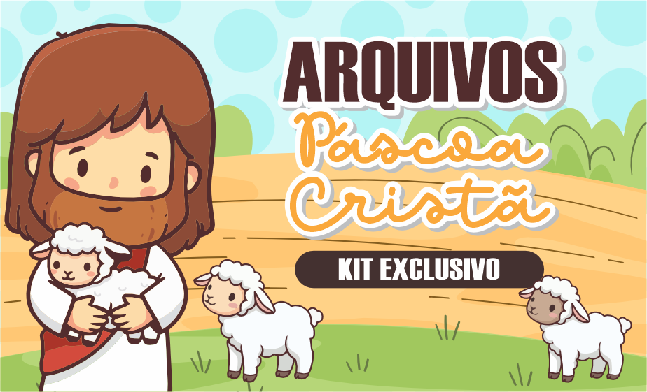 CAPA PASCOA CRISTA - Arquivos Páscoa Cristã 01 Prontos Para Imprimir