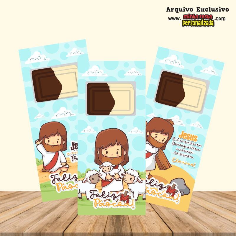 CARTAO PARA NUCITA - Arquivos P&aacute;scoa Crist&atilde; 01 Prontos Para Imprimir