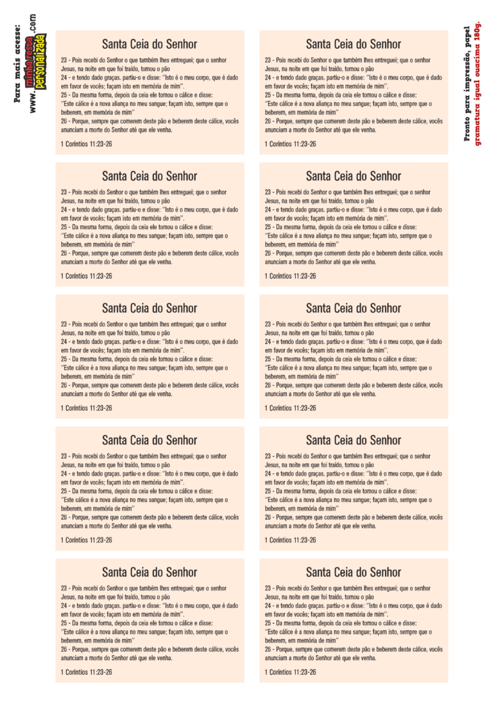 Cartao Santa Ceia 724x1024 - Caixa Cesta Santa Ceia Modelo Gratuito