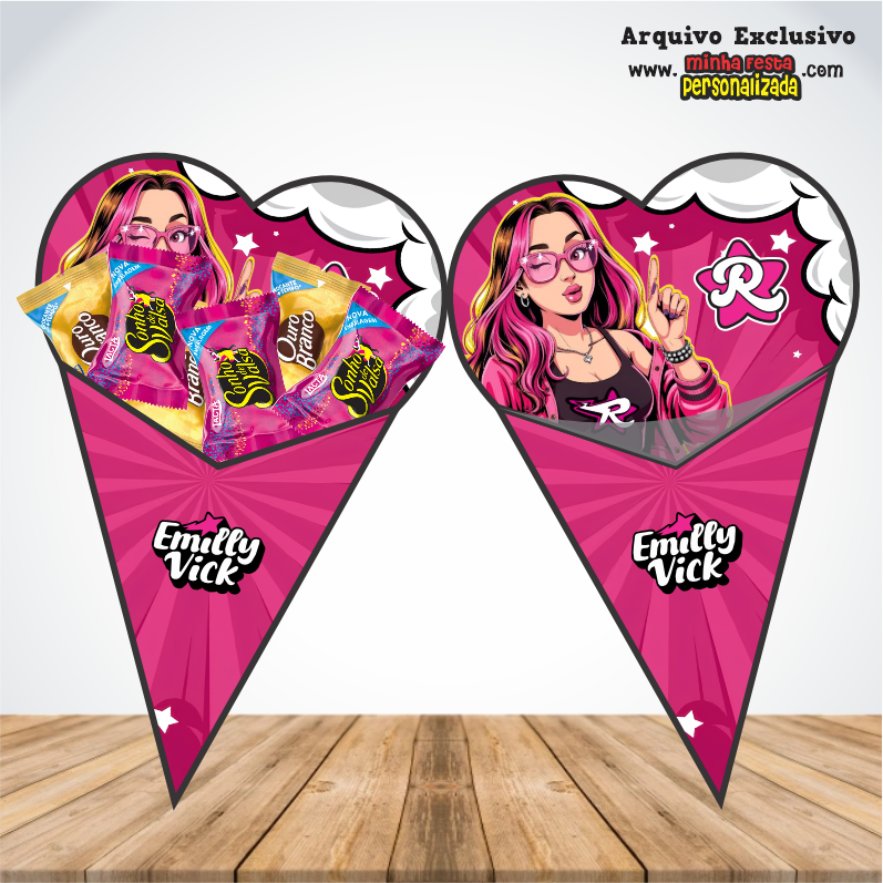 EMILLY VICK 1 - Cones Personalizados Para Imprimir