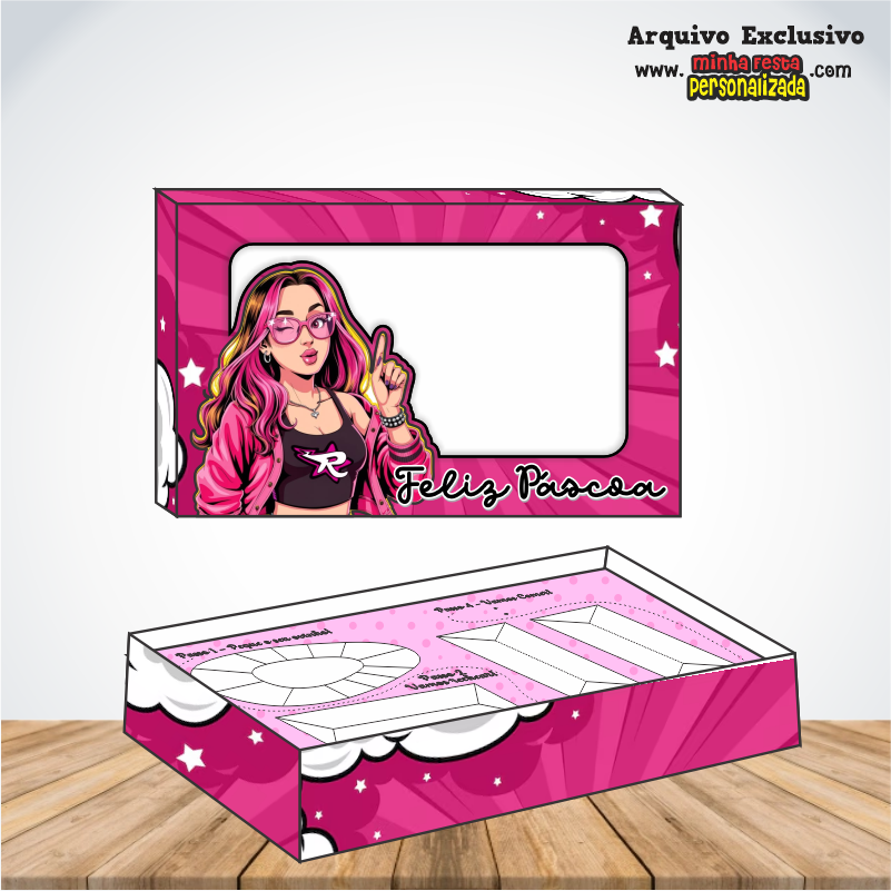 EMILLY VICK - Caixa Mini Confeiteiro Prontas Para Imprimir