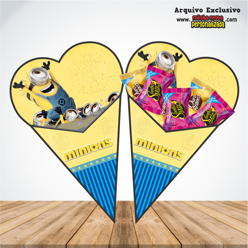 MINNIOS - Cones Personalizados Para Imprimir