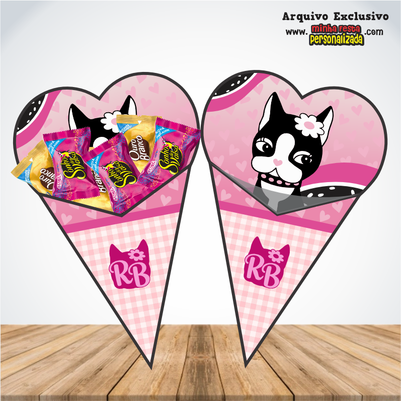 REBECCA BONBON 1 - Cones Personalizados Para Imprimir