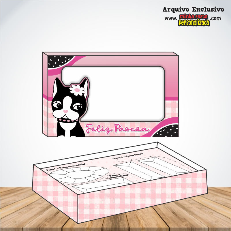 REBECCA BONBON - Caixa Mini Confeiteiro Prontas Para Imprimir