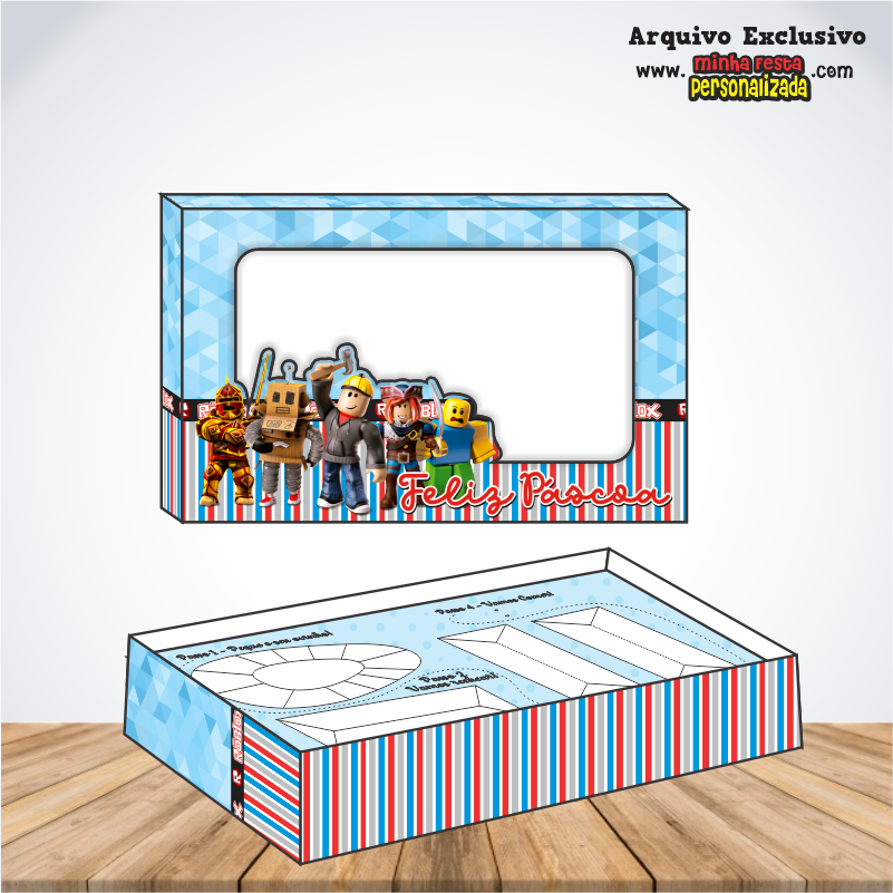 ROBLOX - Caixa Mini Confeiteiro Prontas Para Imprimir