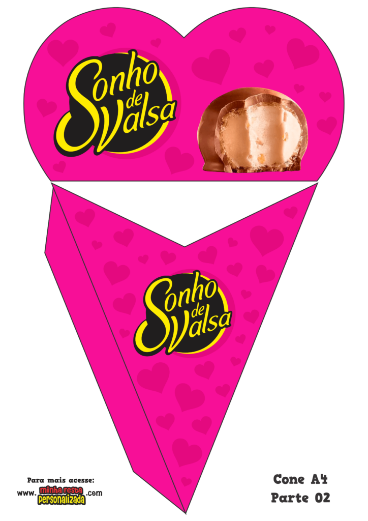 SONHO DE VALSA PARTE 02 724x1024 - Cone Para Bombom Sonho de Valsa