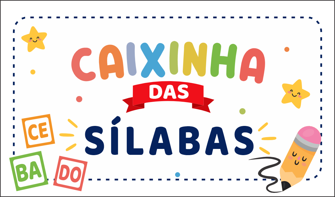 CAPA CAIXINHAS DAS SILABAS - Caixinha das Silabas Para Imprimir Gratuito