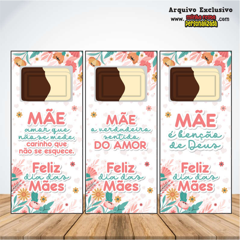 CARTAO PARA NUCITA - Dia das M&atilde;es KIT 02 Pronto Para Imprimir