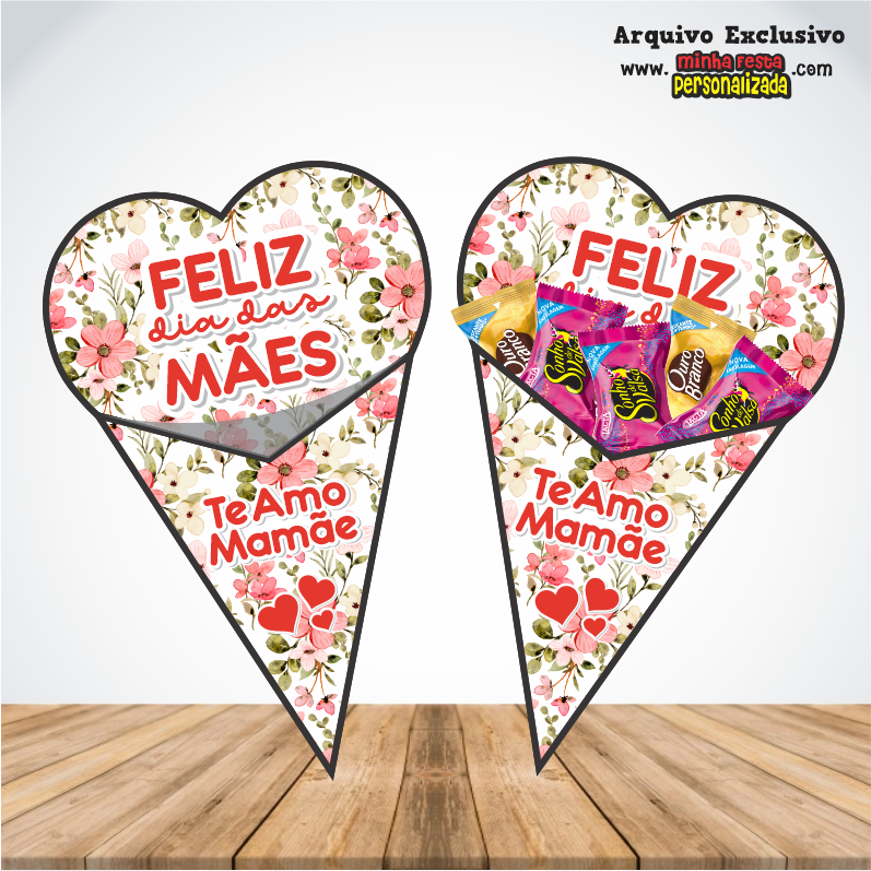 Dia das Mães Floridos Exclusivo Para Imprimir CONES 03 - Dia das Mães Floridos Exclusivo Para Imprimir