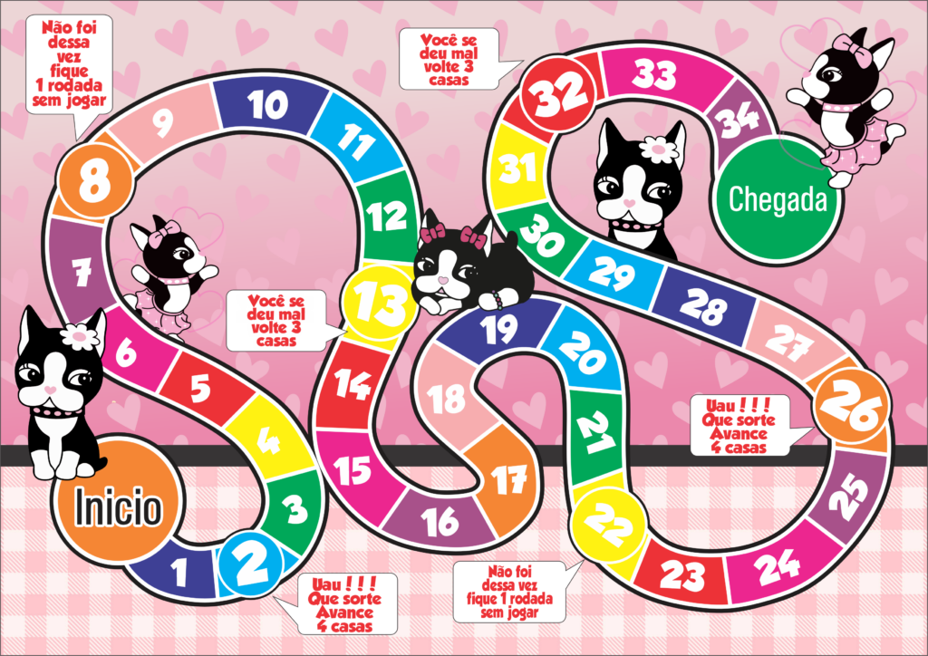 JOGO TABULEIRO PERSONALIZADO REBECCA BONBON 1024x724 - Jogo de tabuleiro personalizado Rebecca Bonbon