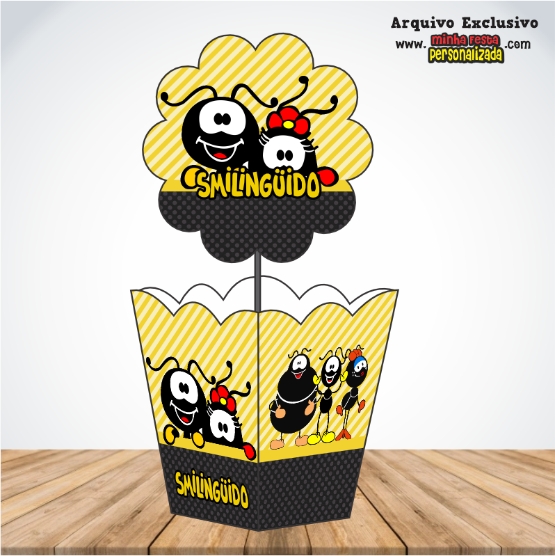 SMILINGUIDO - Centro de Mesa Cachepot P Para Imprimir