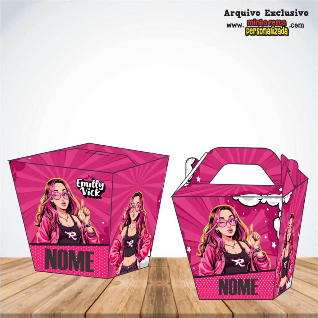 03 1024x1024 - Kit Festa Emilly Vick Completo Pronto Para Imprimir