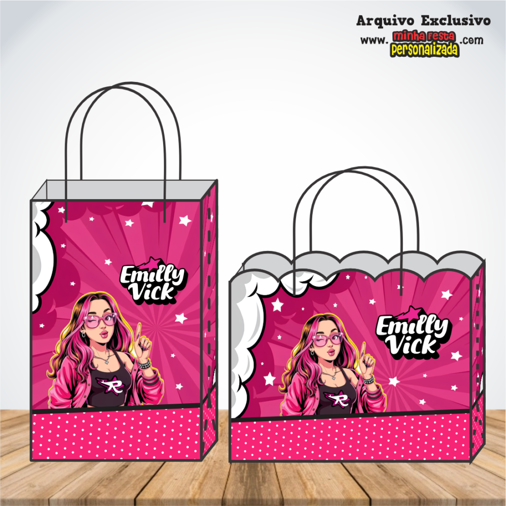 06 1024x1024 - Kit Festa Emilly Vick Completo Pronto Para Imprimir