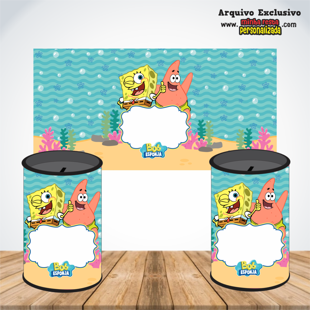 BOB ESPONJA 1024x1024 - Rotulos Para Cofrinhos Personalizados Para Imprimir