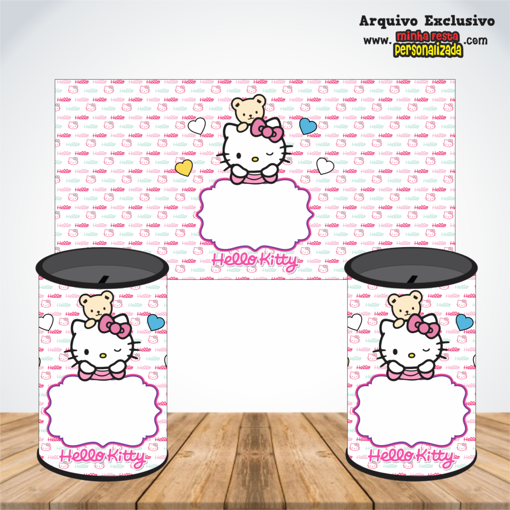 HELLO KITTY 1024x1024 - Rotulos Para Cofrinhos Personalizados Para Imprimir