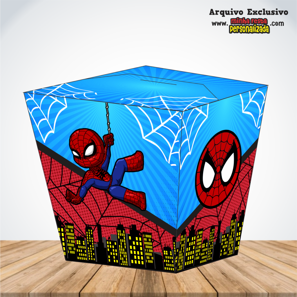 Caixa Sushi Personalizadas Para Imprimir HOMEM ARANHA 1 1024x1024 - Caixa Sushi Personalizadas Para Imprimir