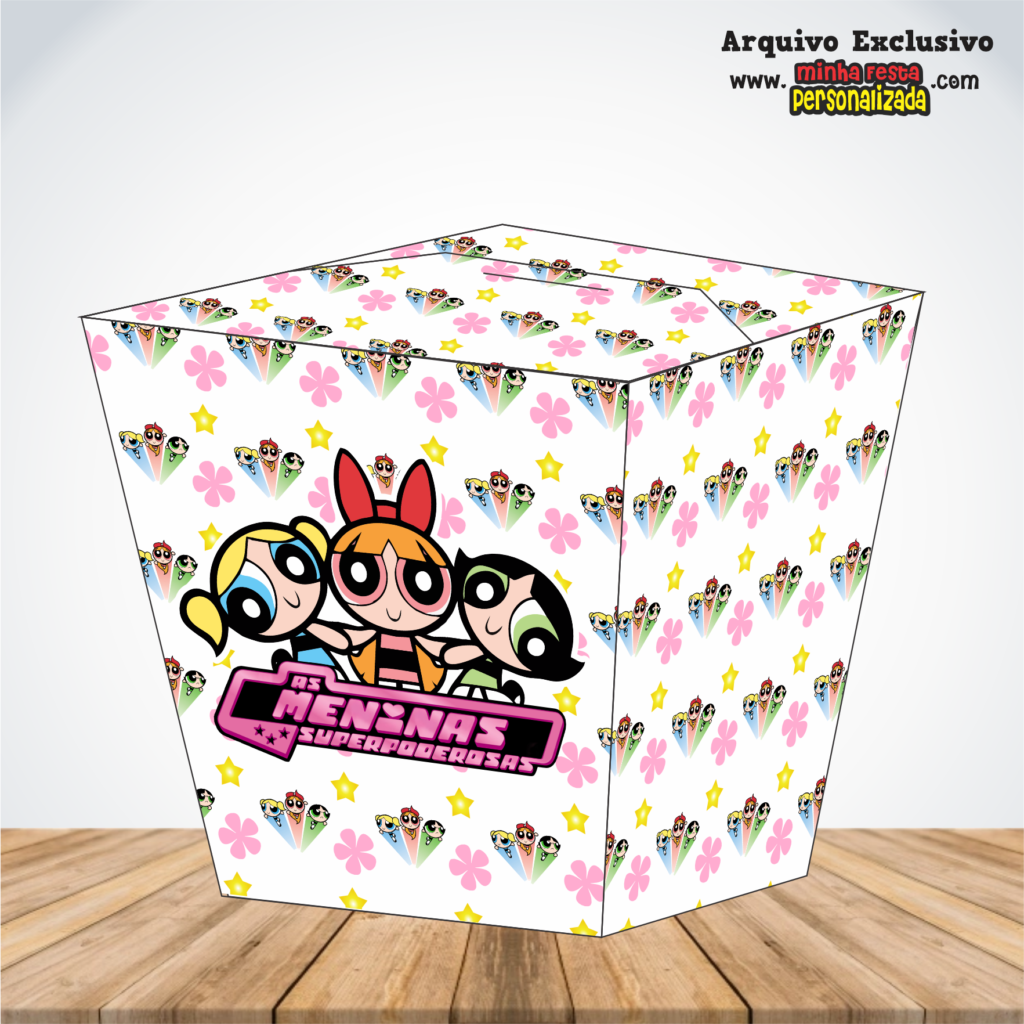 Caixa Sushi Personalizadas Para Imprimir MENINAS SUPER PODEROSA 1024x1024 - Caixa Sushi Personalizadas Para Imprimir