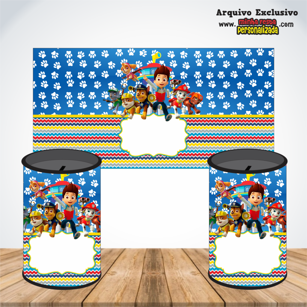 PATRULHA CANINA 1024x1024 - Rotulos Para Cofrinhos Personalizados Para Imprimir