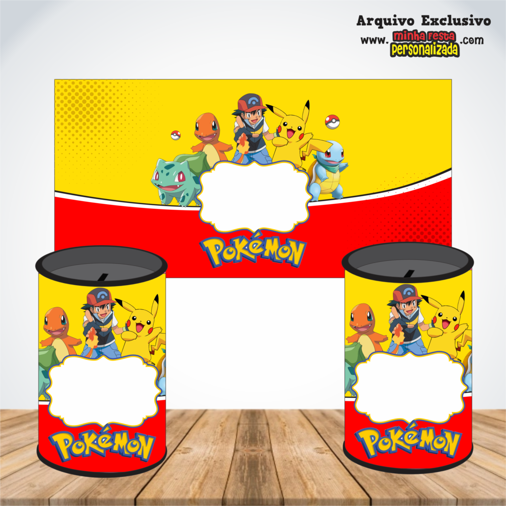 POKEMON 1024x1024 - Rotulos Para Cofrinhos Personalizados Para Imprimir