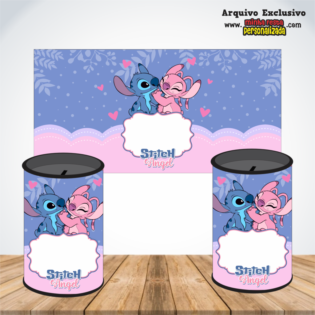 STITCH E ANGEL 1024x1024 - Rotulos Para Cofrinhos Personalizados Para Imprimir