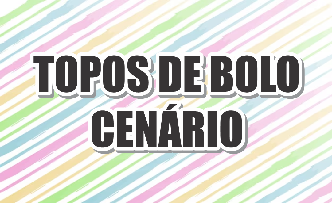 TOPO CENARIO CAPA BLOG - Topos de Bolo Cenário do Drive Para Imprimir