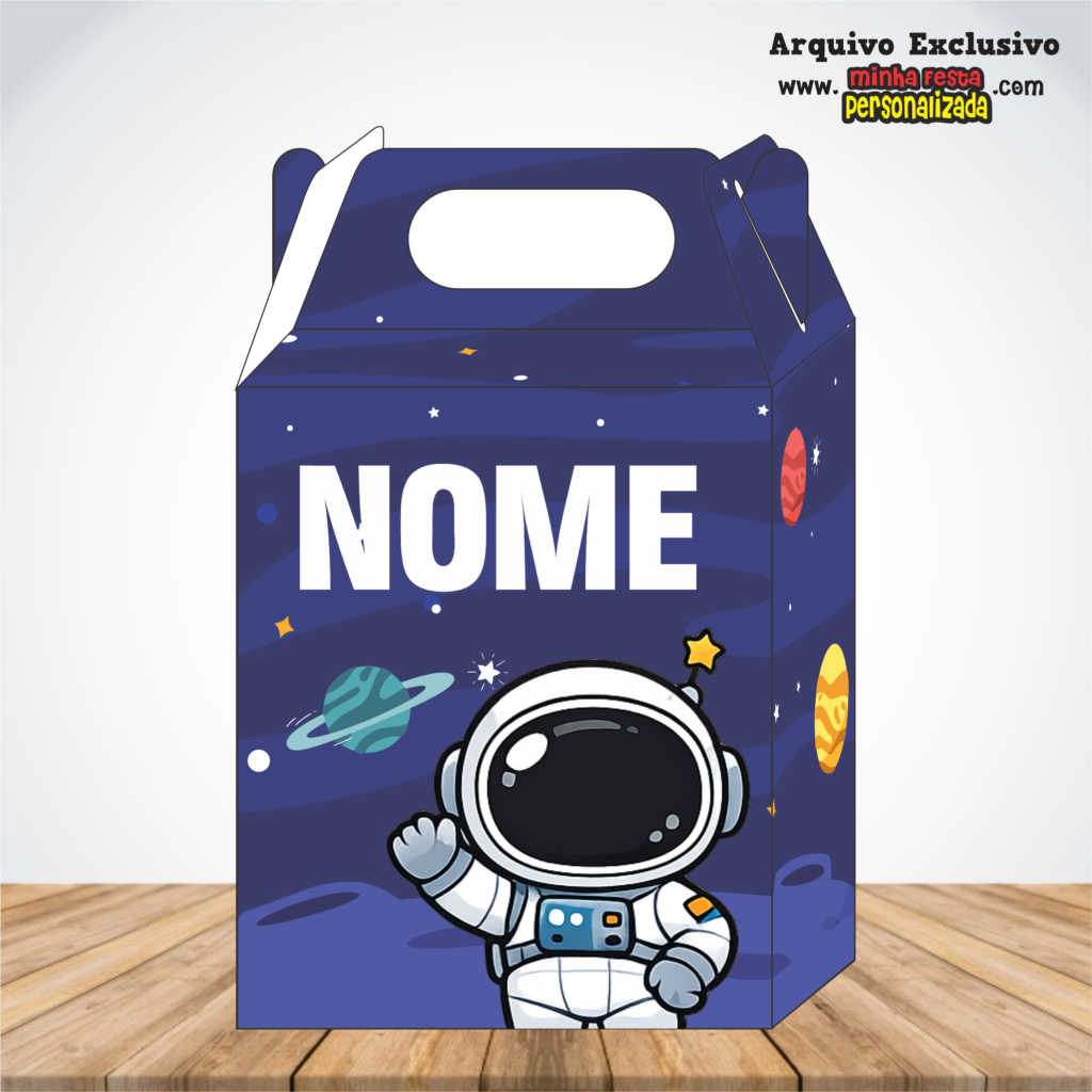 ASTRONAUTA 1024x1024 - Caixa Maleta Diversos Temas Pronto Para Imprimir