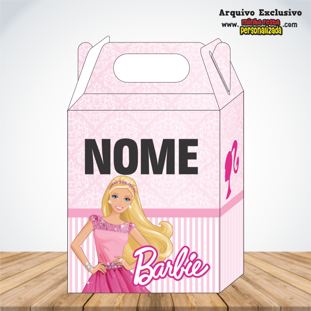 BARBIE 1024x1024 - Caixa Maleta Diversos Temas Pronto Para Imprimir