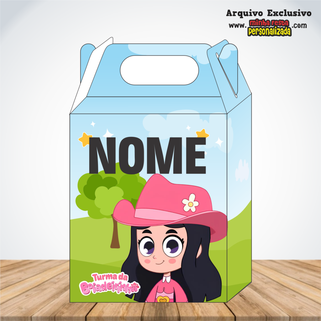 BOIADEIRINHA 1024x1024 - Caixa Maleta Diversos Temas Pronto Para Imprimir