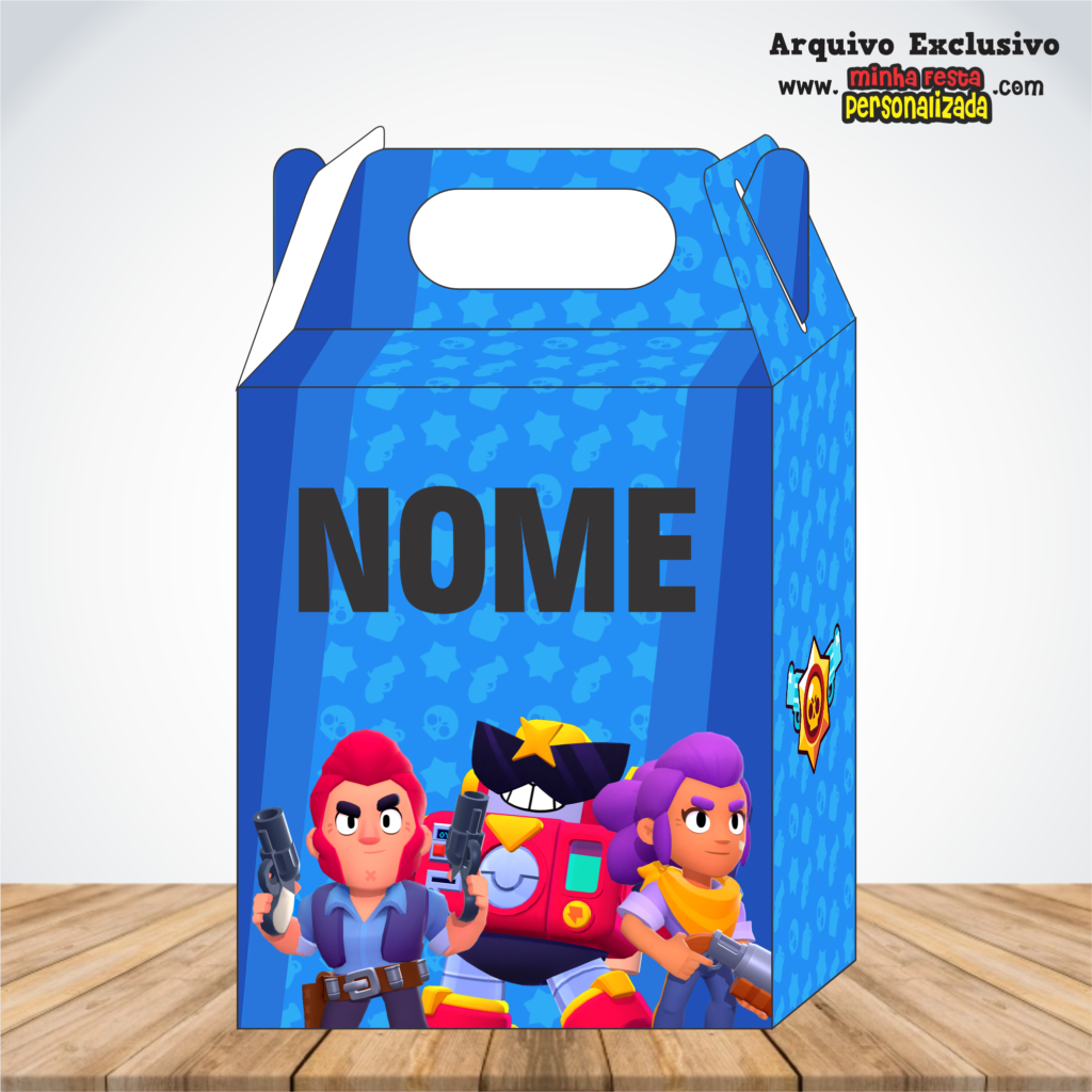 BRAWL STARS 1024x1024 - Caixa Maleta Diversos Temas Pronto Para Imprimir