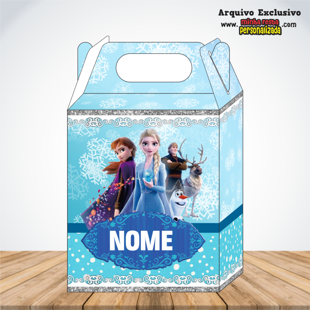 FROZEN 1024x1024 - Caixa Maleta Diversos Temas Pronto Para Imprimir