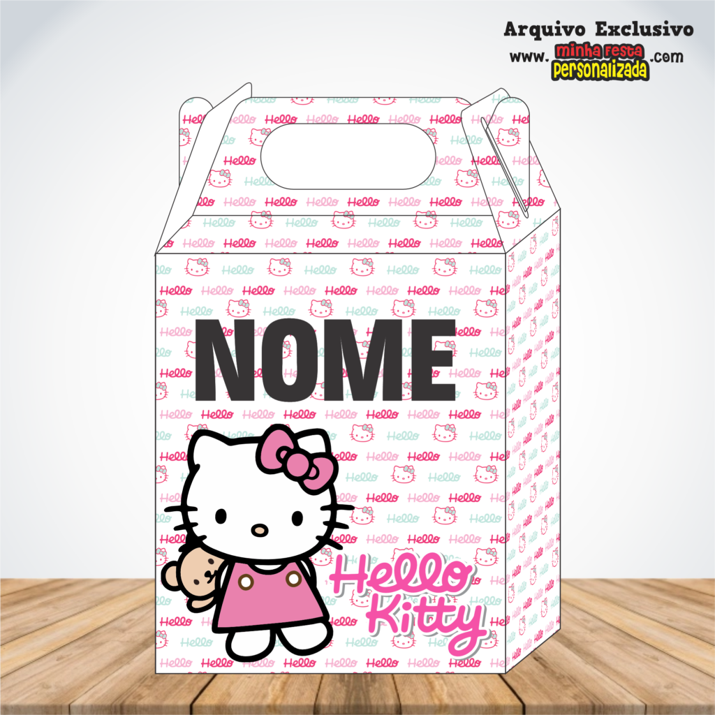 HELLO KITTY 1024x1024 - Caixa Maleta Diversos Temas Pronto Para Imprimir
