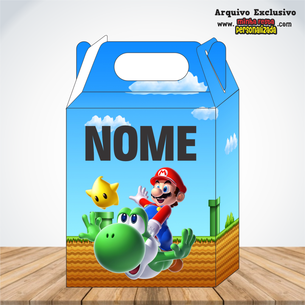 MARIO BROS 1024x1024 - Caixa Maleta Diversos Temas Pronto Para Imprimir