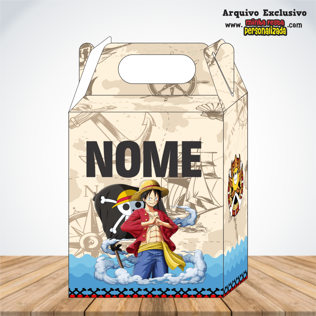 ONE PIECE 1024x1024 - Caixa Maleta Diversos Temas Pronto Para Imprimir
